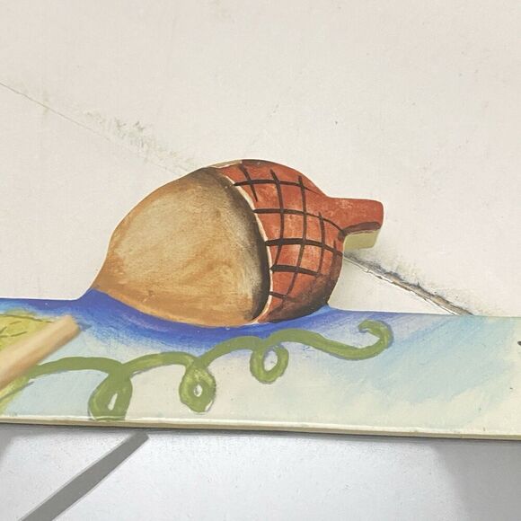 Vtg Exposures Hand Painted "October" Months of the Year 4X6 Picture Frame - Picture 5 of 11